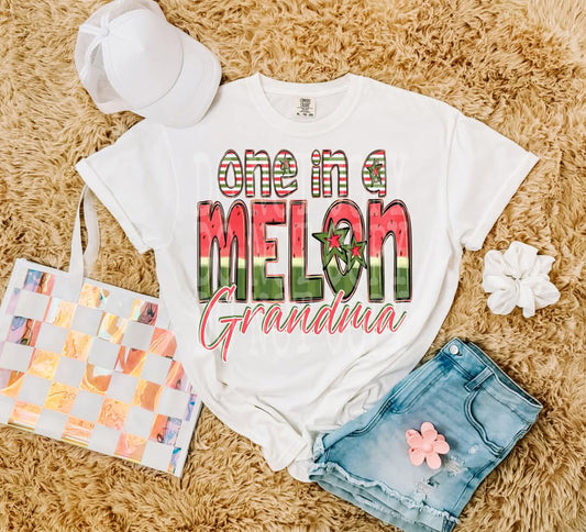 One In A Melon Grandma #4895 - Ready to Press DTF Transfer Full Color
