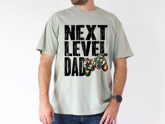 Next Level Dad #5111 - Ready to Press DTF Transfer Full Color
