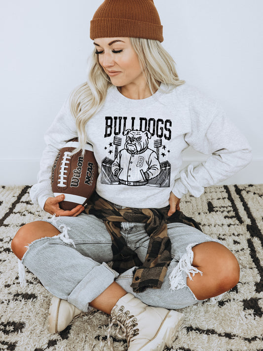 Bulldogs Letterman #5315 - Ready to Press DTF Transfer Full Color - Pro Blanks