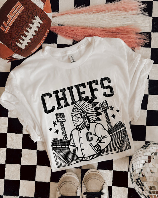 Chiefs Letterman #5327 - Ready to Press DTF Transfer Full Color - Pro Blanks