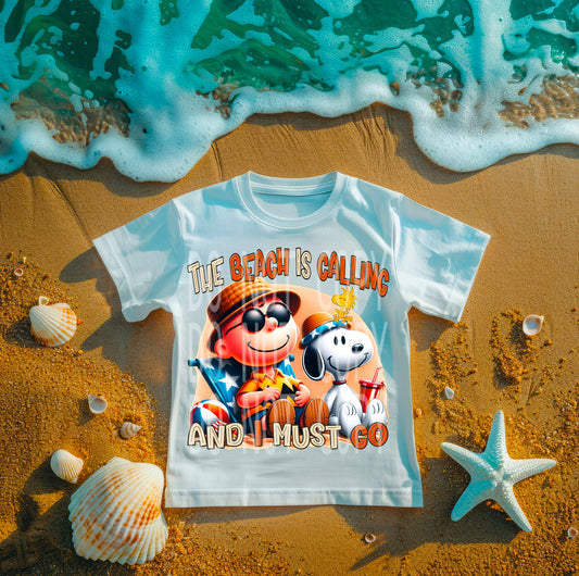 The Beach Is Calling #4718 - Ready to Press DTF Transfer Full Color