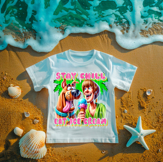 Stay Chill Pink #4717 - Ready to Press DTF Transfer Full Color