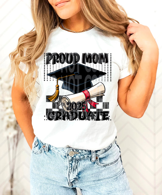 Proud Mom #4979 - Ready to Press DTF Transfer Full Color