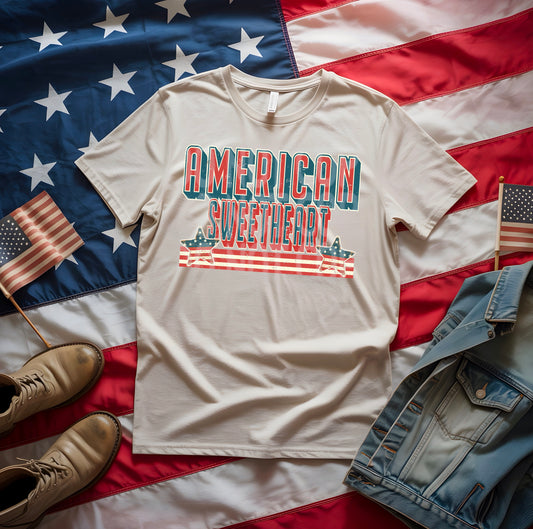 American Sweetheart #5072 - Ready to Press DTF Transfer Full Color