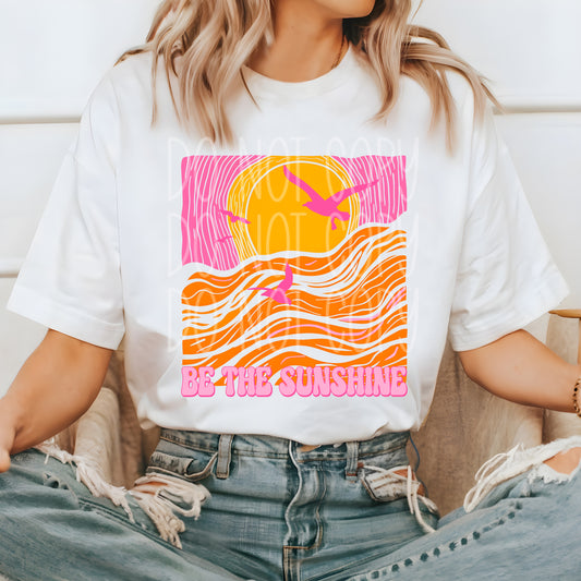 Be The Sunshine #5032 - Ready to Press DTF Transfer Full Color