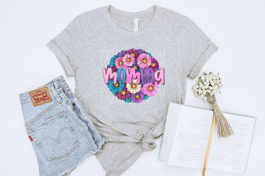Momma Floral #5101 - Ready to Press DTF Transfer Full Color