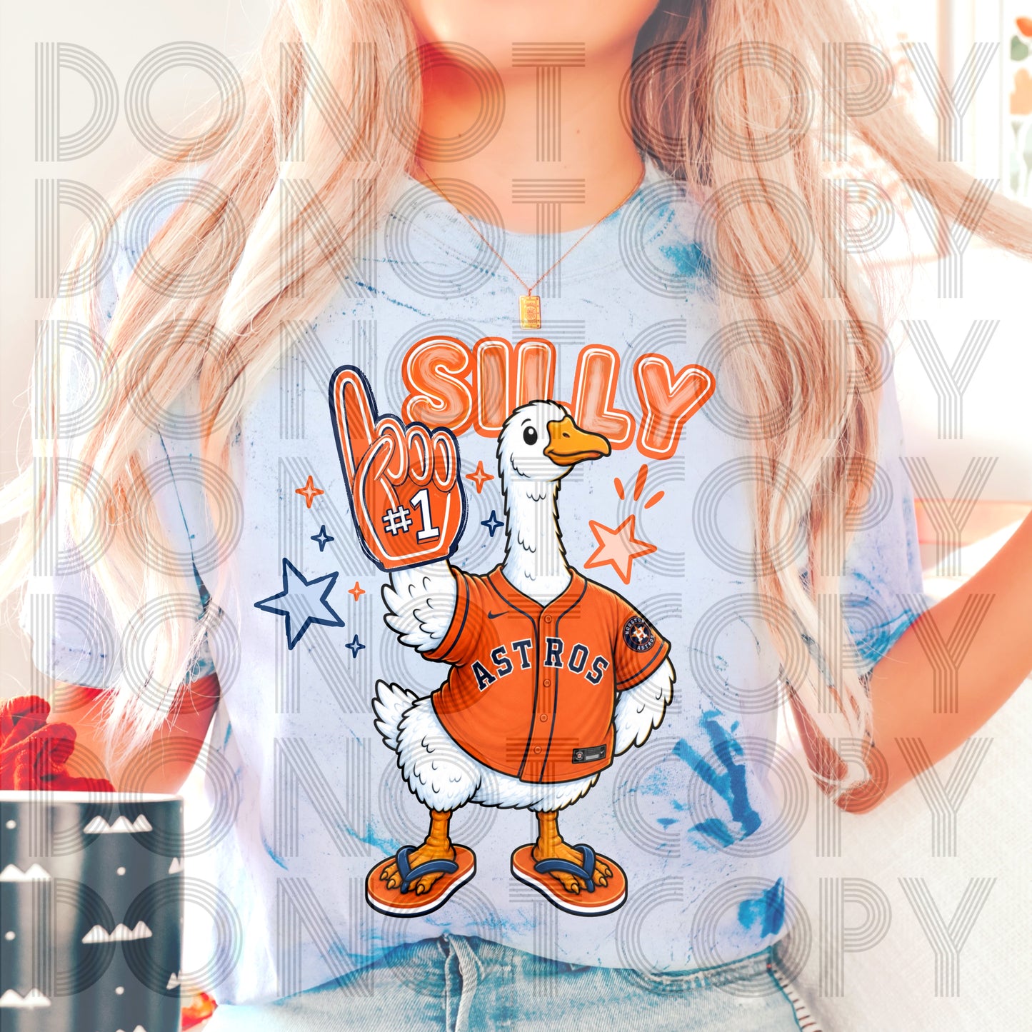 Houstons Silly Goose #6981 - Ready to Press DTF Transfer Full Color
