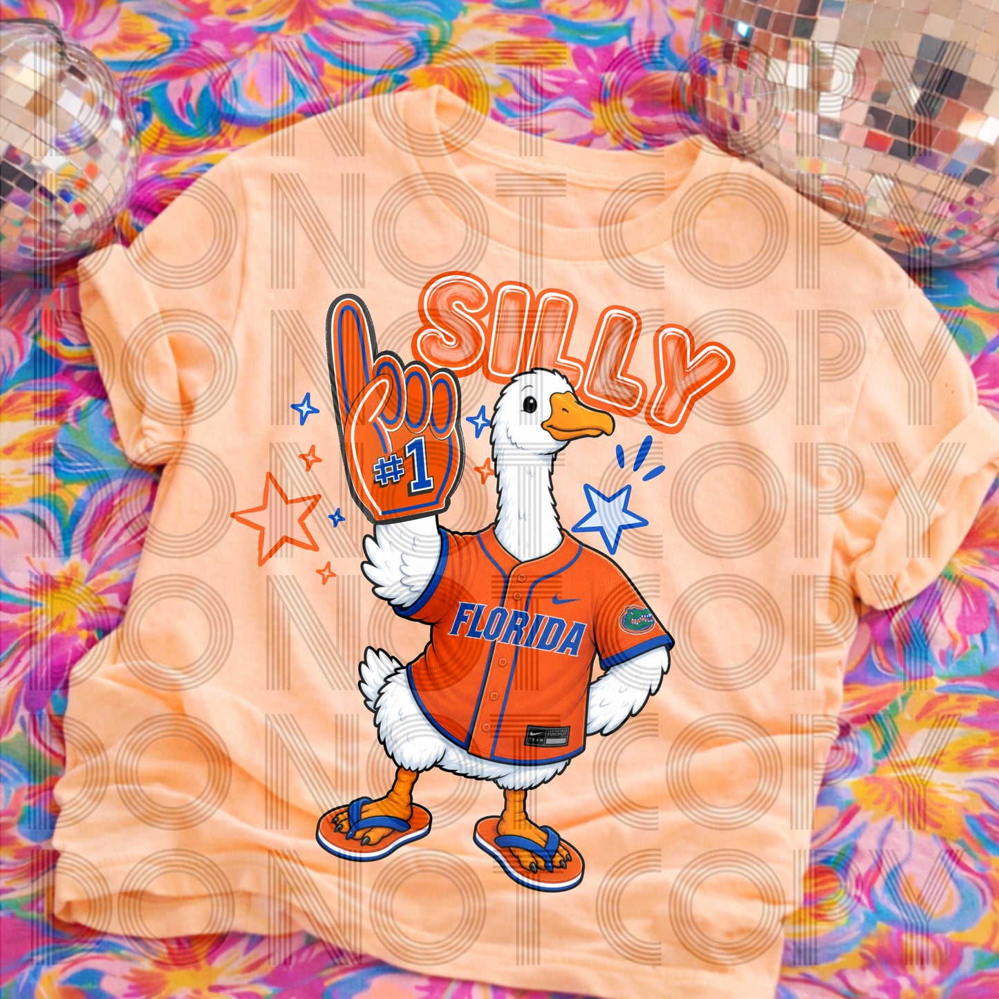Florida Silly Goose #6975 - Ready to Press DTF Transfer Full Color