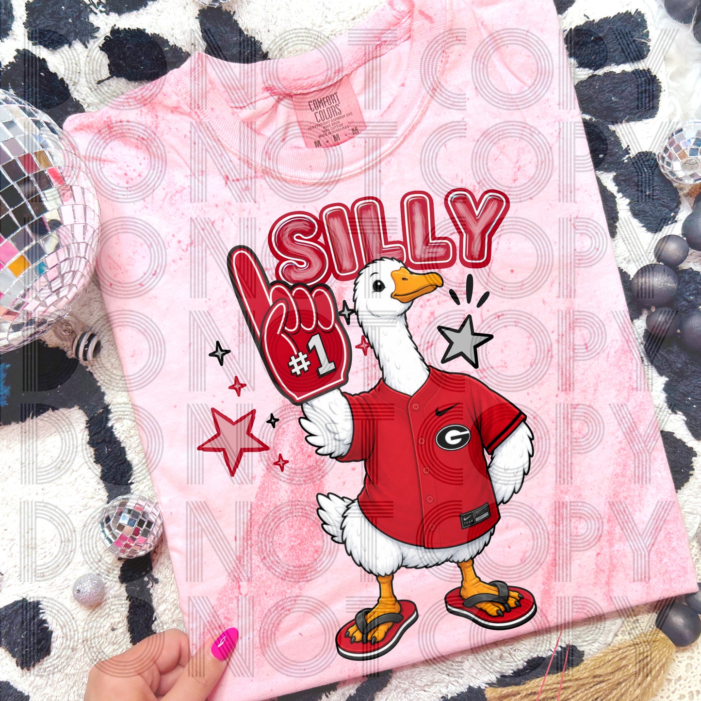 Georgia Silly Goose #6972 - Ready to Press DTF Transfer Full Color