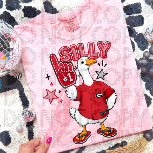 Georgia Silly Goose #6972 - Ready to Press DTF Transfer Full Color