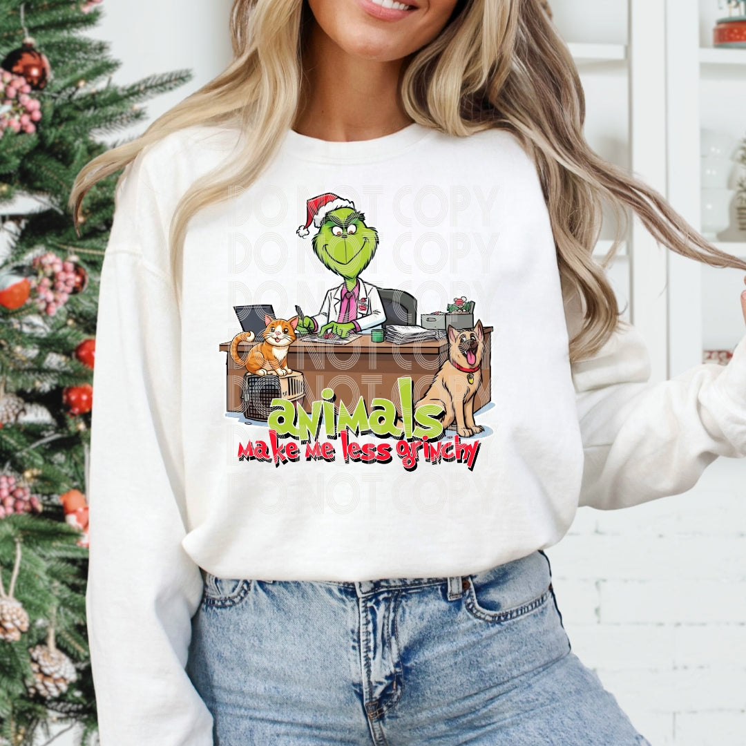 Veterinarian Grinch #1223 - Ready to Press DTF Transfer Full Color