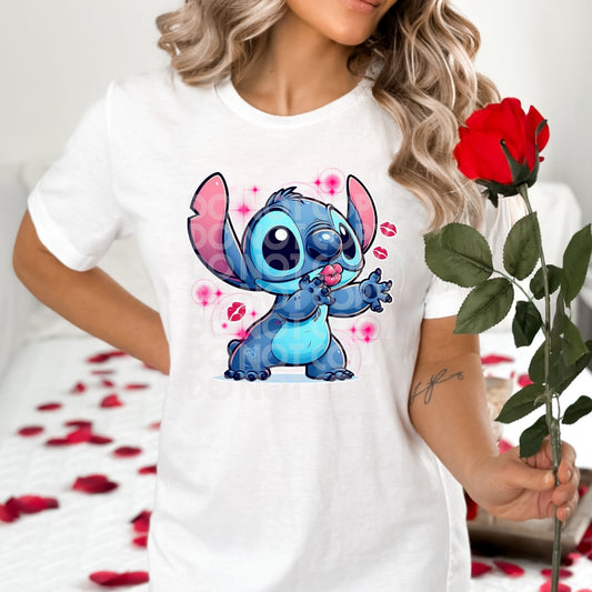 Stitch Kisses #1243 - Ready to Press DTF Transfer Full Color