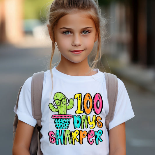 100 Days Sharper #1478  - Ready to Press DTF Transfer Full Color