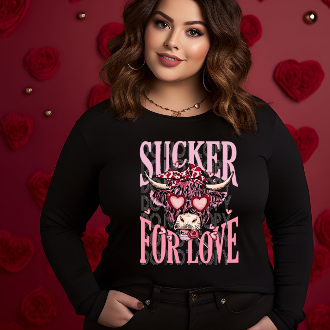 Sucker For Love #1469  - Ready to Press DTF Transfer Full Color