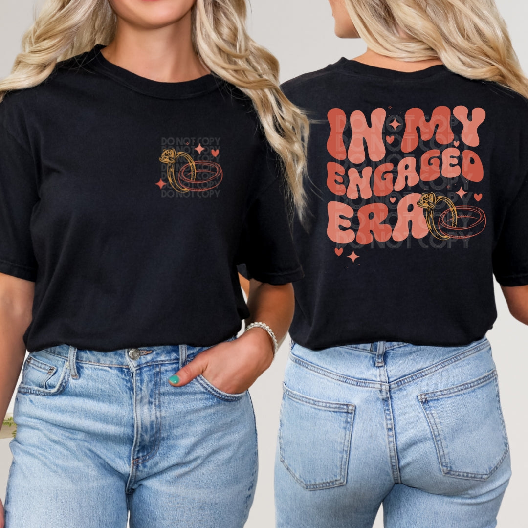 Engaged Era BACK ONLY #1484  - Ready to Press DTF Transfer Full Color