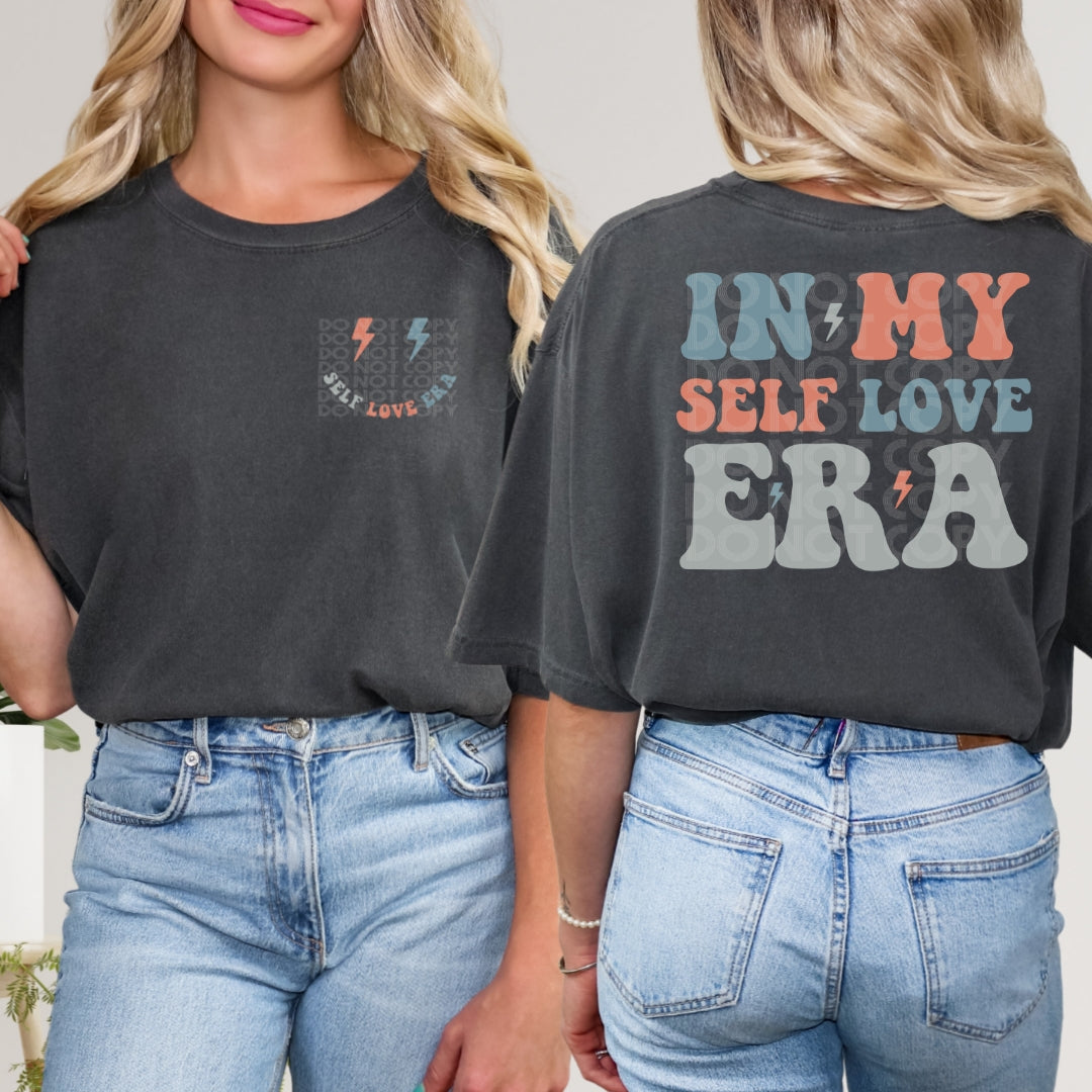 Self Love Era POCKET ONLY #1511  - Ready to Press DTF Transfer Full Color