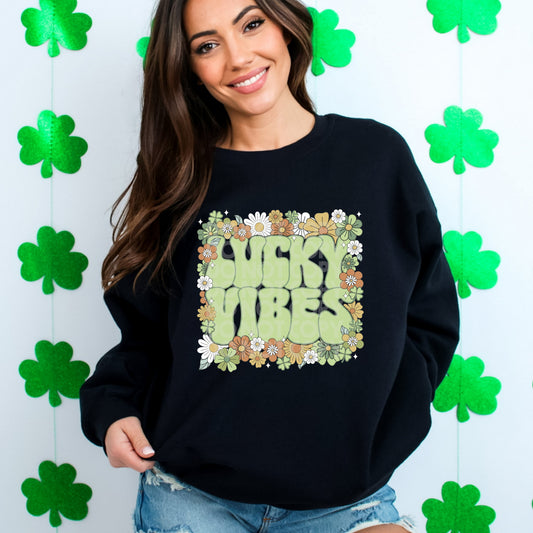 Lucky Vibes #1662  - Ready to Press DTF Transfer Full Color