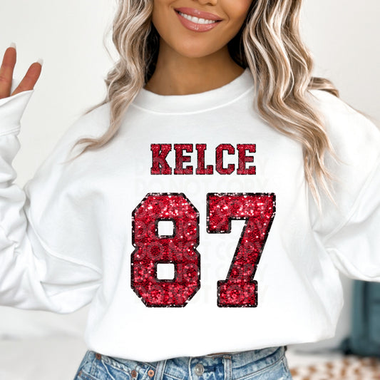 Kelce Jersey Set #1712 - Ready to Press DTF Transfer Full Color