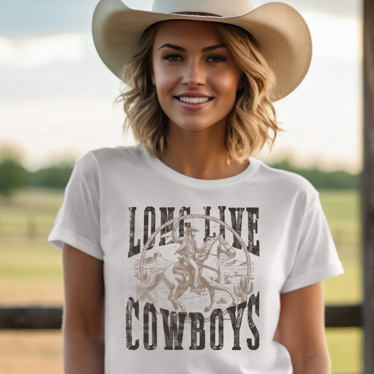 Long Live Cowboys #1794 - Ready to Press DTF Transfer Full Color