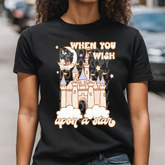 Wish Upon A Star #1831 - Ready to Press DTF Transfer Full Color