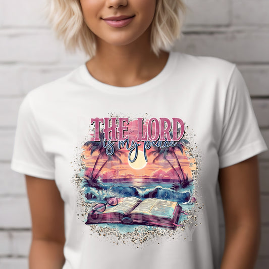 The Lord Is My Peace #1903 - Ready to Press DTF Transfer Full Color