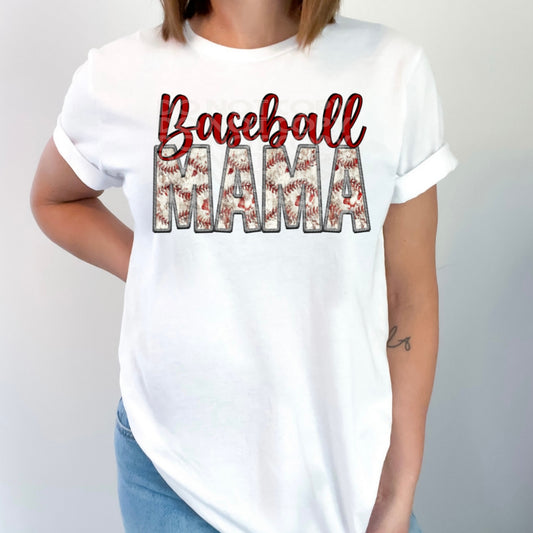 Baseball Mama #1977 - Ready to Press DTF Transfer Full Color