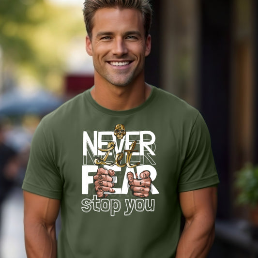 Never Let Fear Stop You #1996 - Ready to Press DTF Transfer Full Color