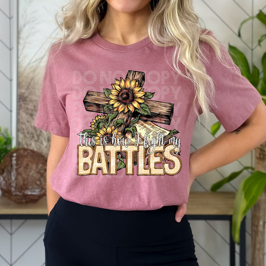 Battles #3018 - Ready to Press DTF Transfer Full Color