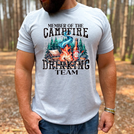 Campfire Drinking Team #3122 - Ready to Press DTF Transfer Full Color