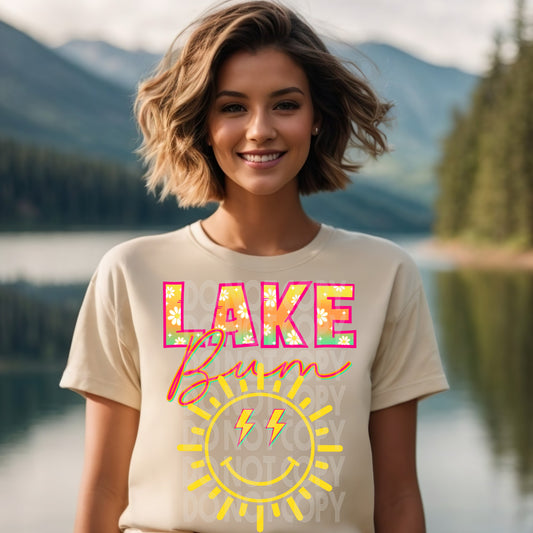 Lake Bum #3165 - Ready to Press DTF Transfer Full Color