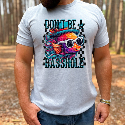 Basshole #3178 - Ready to Press DTF Transfer Full Color