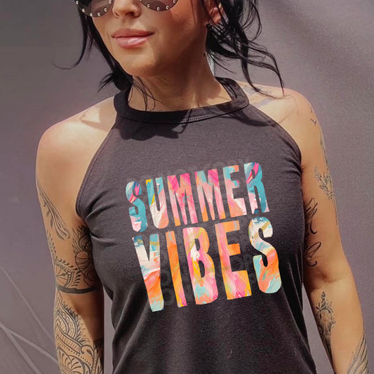 Summer Vibes #3187 - Ready to Press DTF Transfer Full Color