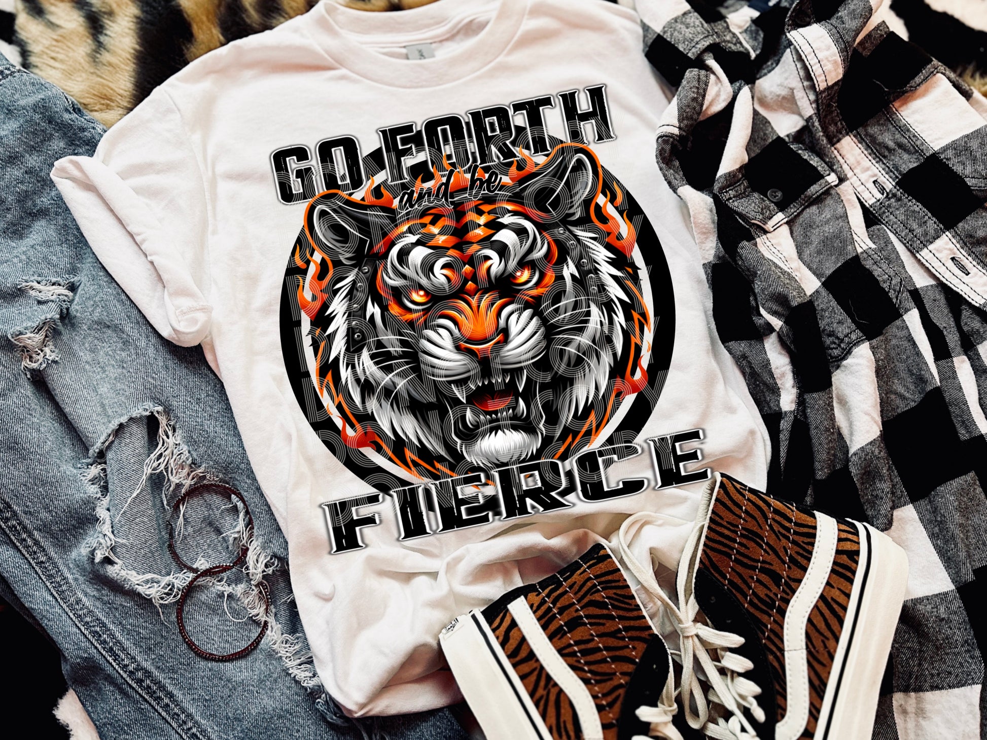 Go Forth And Be Fierce #4203 - Ready to Press DTF Transfer Full Color - Pro Blanks