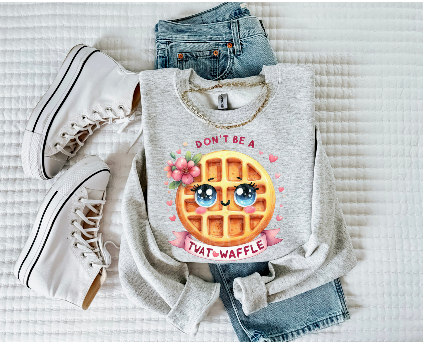 Don't Be A Twatwaffle #4226 - Ready to Press DTF Transfer Full Color - Pro Blanks