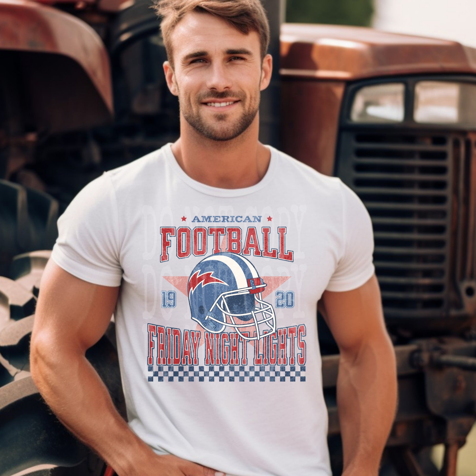 American Football #4273 - Ready to Press DTF Transfer Full Color - Pro Blanks