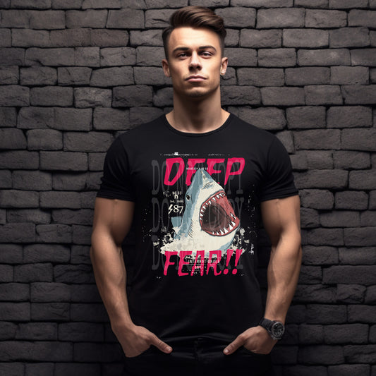 Deep Fear #4271 - Ready to Press DTF Transfer Full Color - Pro Blanks