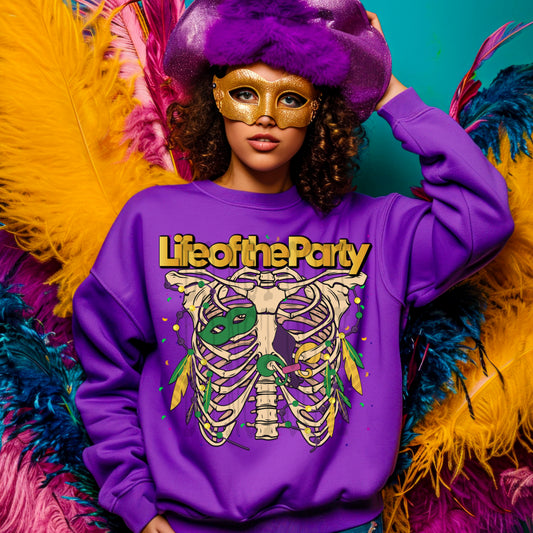 Life Of The Party #4329 - Ready to Press DTF Transfer Full Color - Pro Blanks