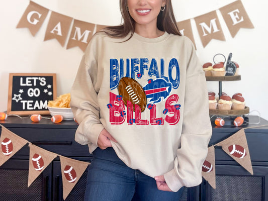 Buffalo Bills #4363 - Ready to Press DTF Transfer Full Color