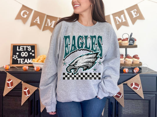 Eagles #4376 - Ready to Press DTF Transfer Full Color