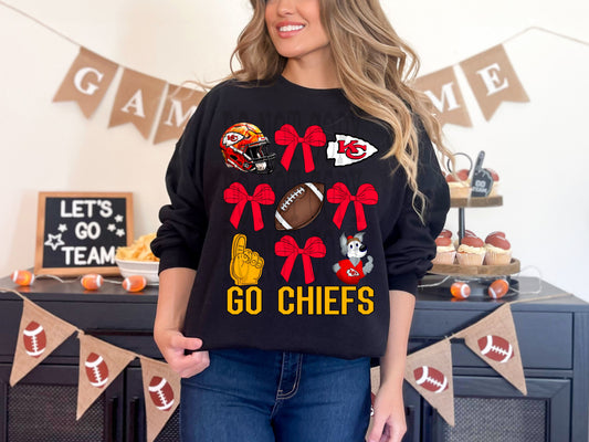 Chiefs Coquette #4386 - Ready to Press DTF Transfer Full Color