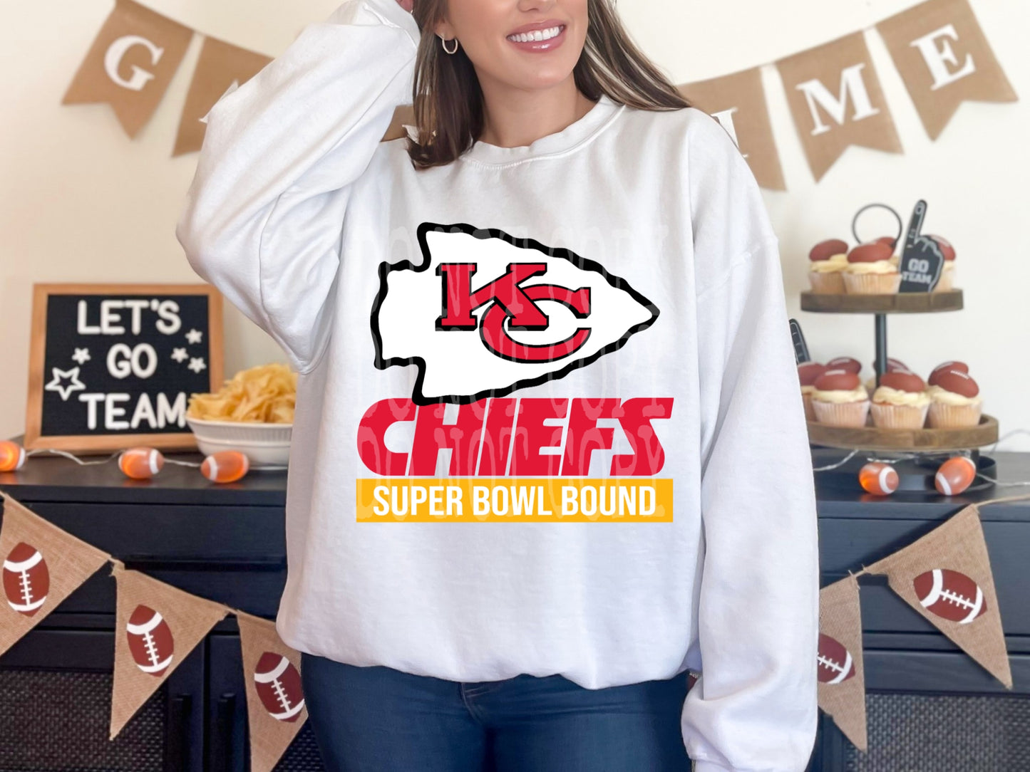 Chiefs SB Bound #4406 - Ready to Press DTF Transfer Full Color