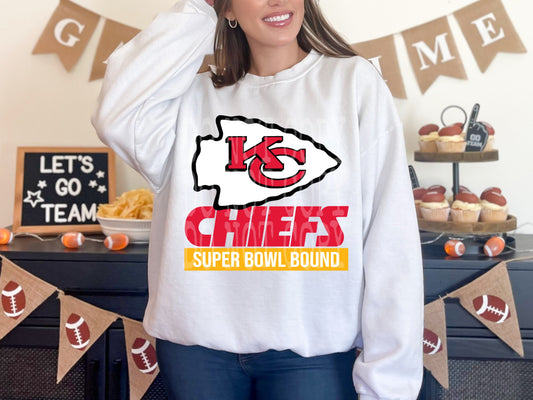 Chiefs SB Bound #4406 - Ready to Press DTF Transfer Full Color