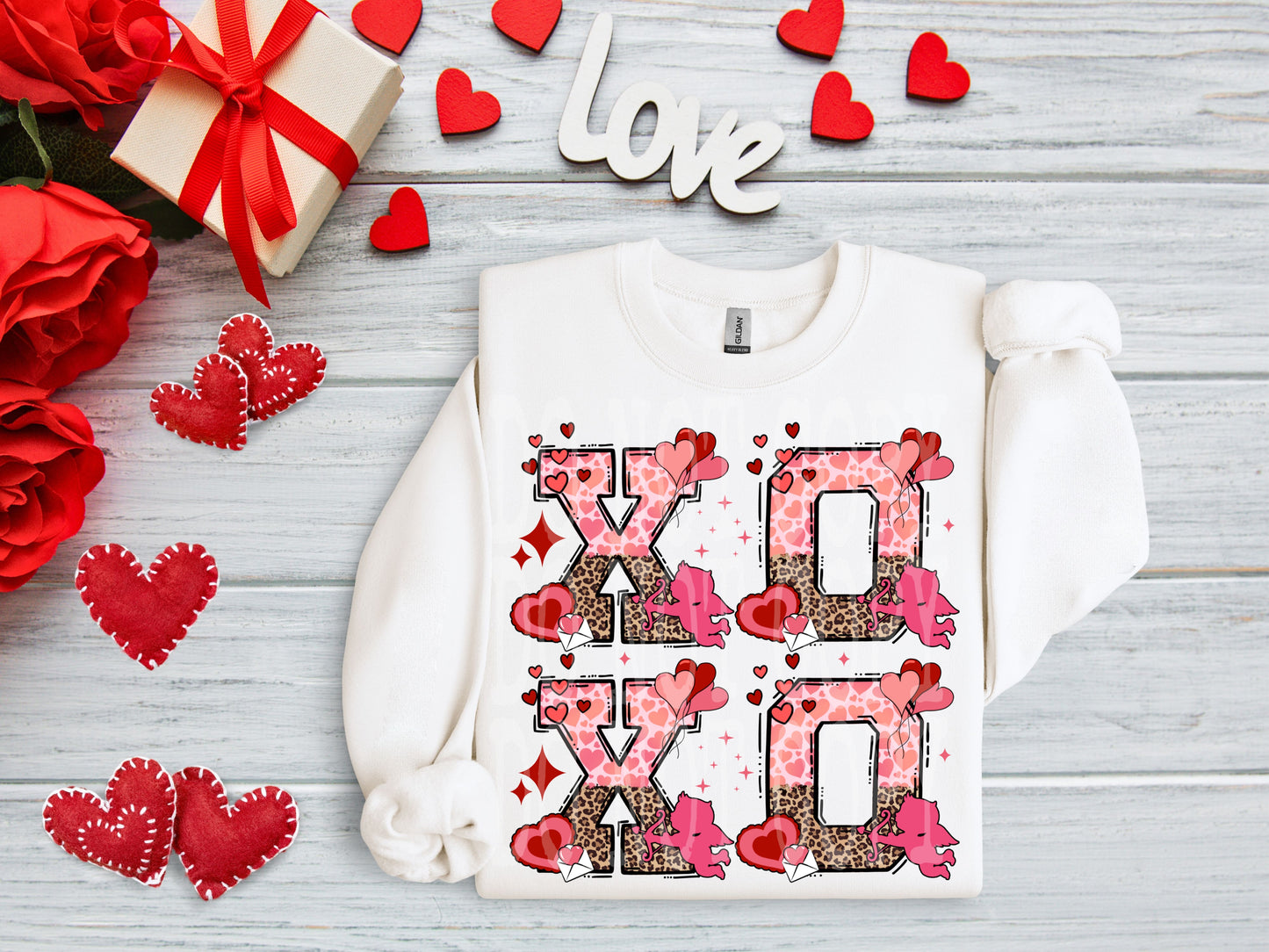 XOXO #4424 - Ready to Press DTF Transfer Full Color