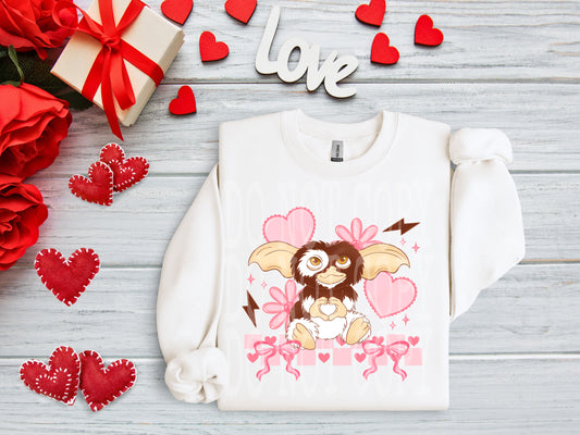 Gizmo Valentine #4427 - Ready to Press DTF Transfer Full Color