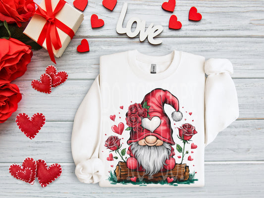 Rose Gnome #4426 - Ready to Press DTF Transfer Full Color