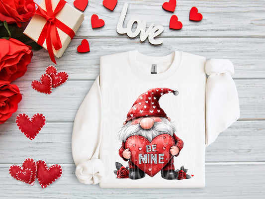 Be Mine Gnome #4430 - Ready to Press DTF Transfer Full Color