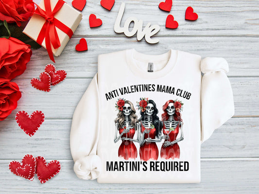 Anti Valentines Mama Club #4454 - Ready to Press DTF Transfer Full Color