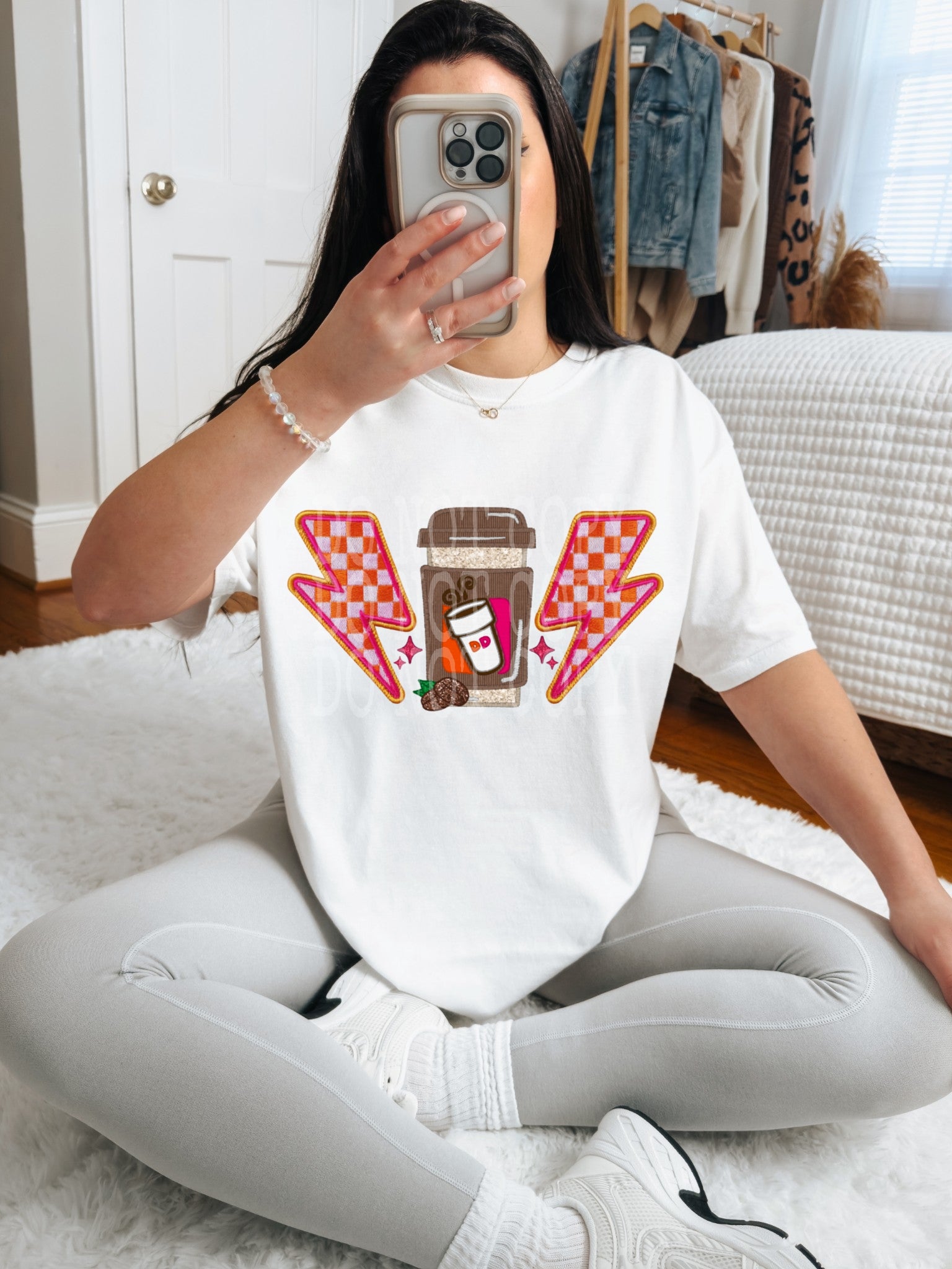 Dunkin Lightning #4529 - Ready to Press DTF Transfer Full Color - Pro Blanks