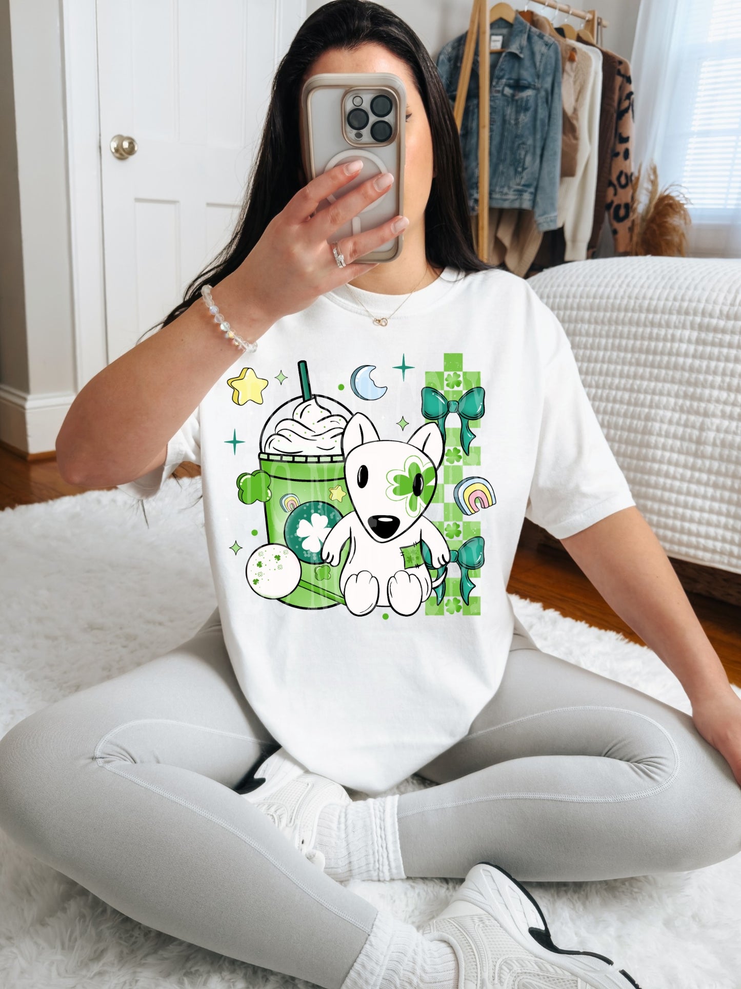 Bullseye St Patty #4531 - Ready to Press DTF Transfer Full Color - Pro Blanks