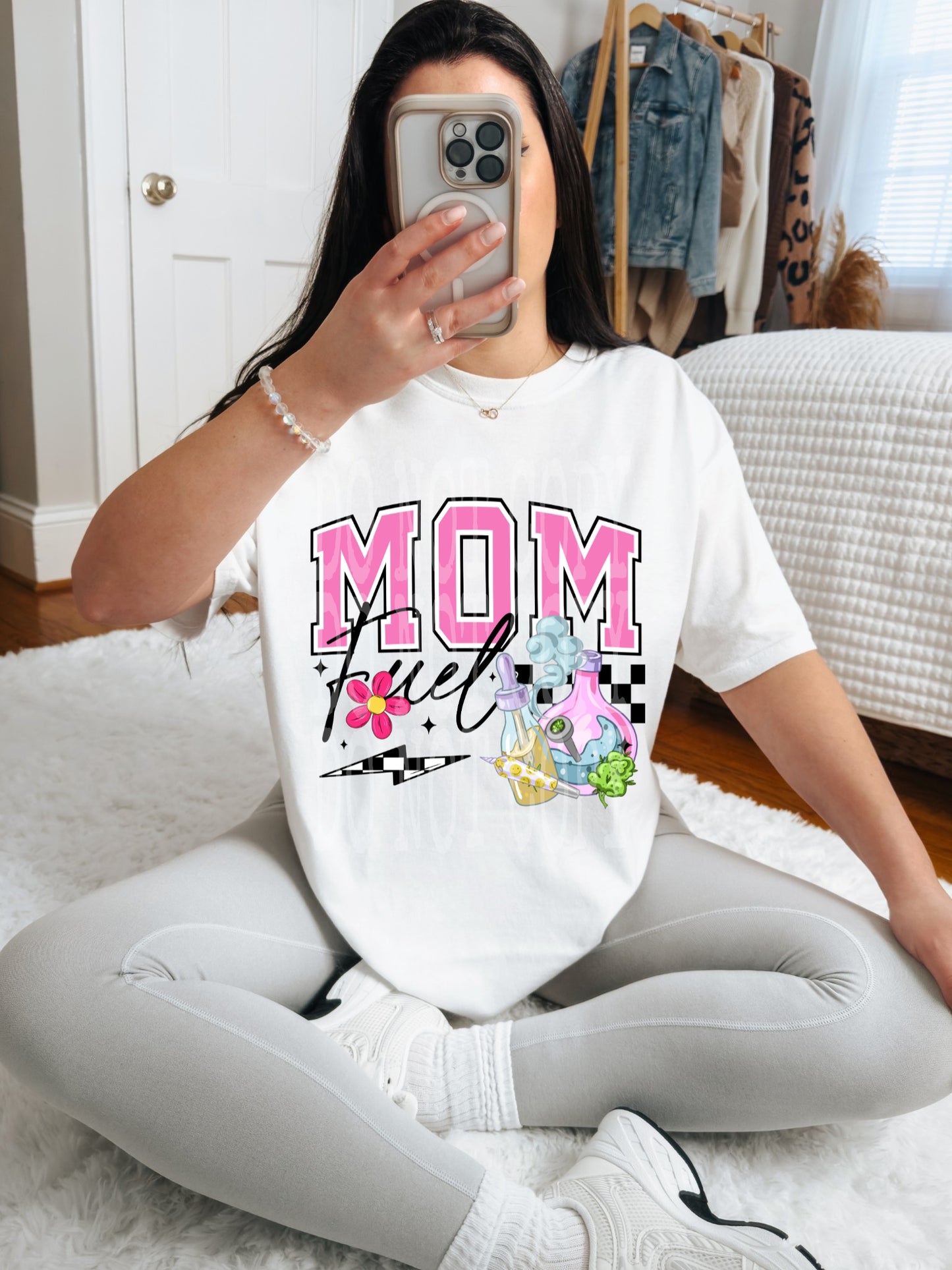 Mom Fuel 420 #4539 - Ready to Press DTF Transfer Full Color - Pro Blanks